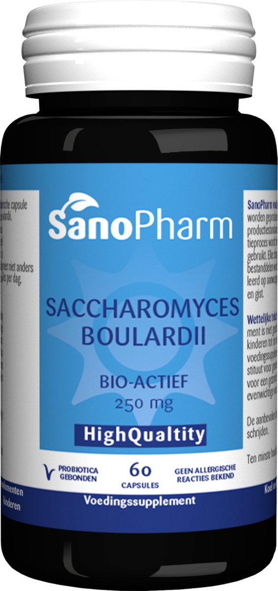 SanoPharm Saccharomyces Boulardii - 60 capsules
