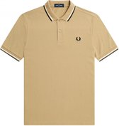 Fred Perry - Polo M3600 Beige - Regular-fit - Heren Poloshirt Maat L