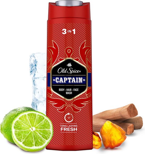 Old Spice Douchegel Captain 3in1, 250 ml