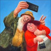 Wenskaart Marius van Dokkum Selfie