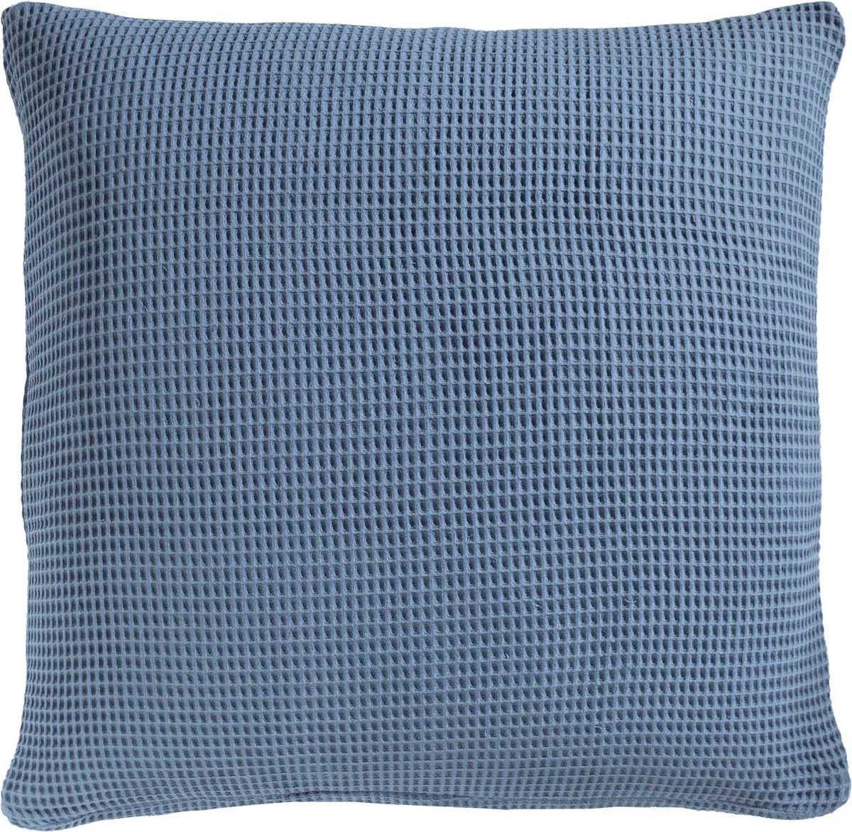 Heckett & Lane Wafel Kussensloop Katoen - 50x50cm - colonial blue