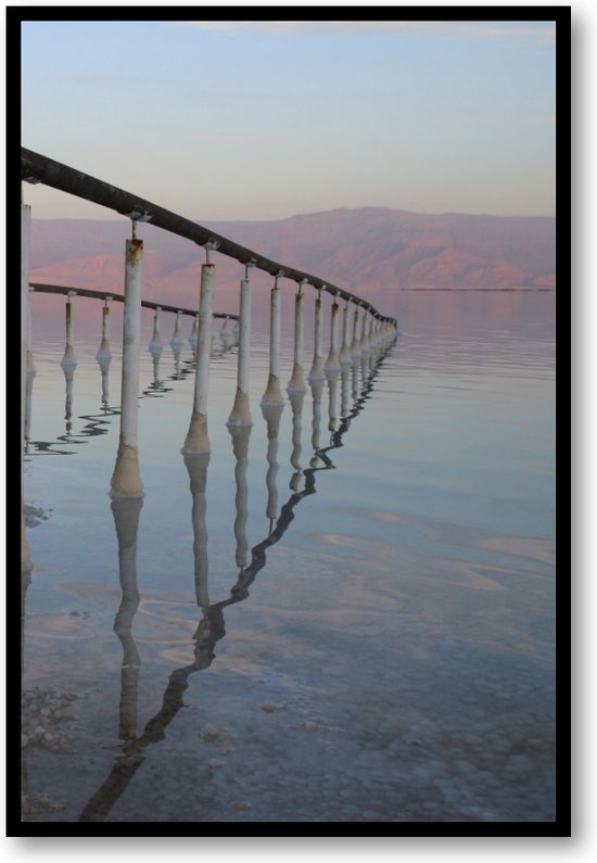 Dode Zee - Israël - Fotoposter met Lijst