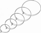 Oorbel Ringen Voor Oorbellen Maken - Oorringen - 20 stuks - Zilverkleurig - 40MM