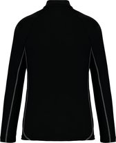 Herensportshirt met lange mouwen ¼ rits 'Proact' Black - M