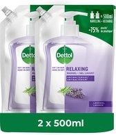 Dettol Refill Relaxing Lavender 500ML x 2