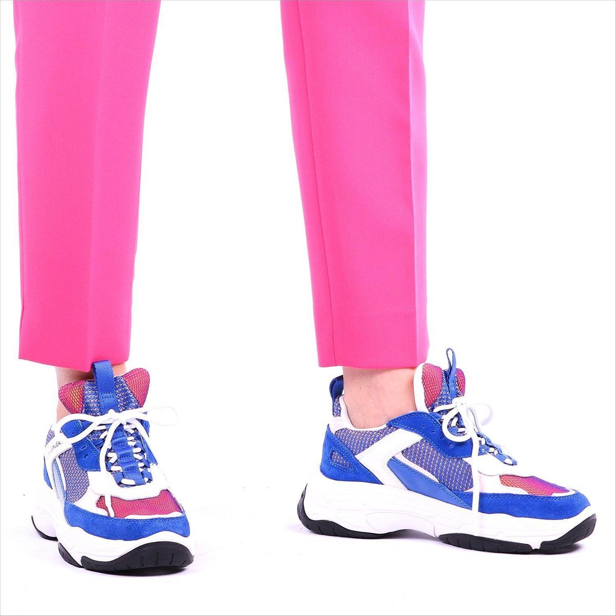 Calvin Klein Dames Sneakers Maya - Blauw - Maat 37 | bol.com