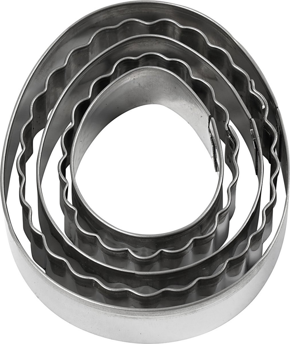Uitsteekvormen, ei, afm 8 cm, 5 stuk/ 1 doos