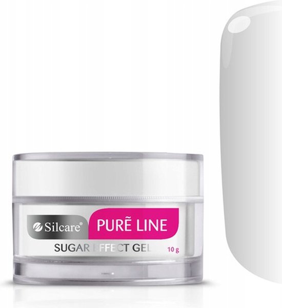 Pure Line Sugar Effect Gel voor decoratie wit 10g bol