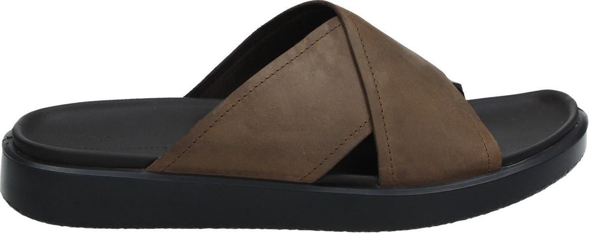 Ecco Flowt LX heren slipper. - Bruin - Maat 39 | bol.com