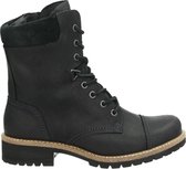 Ecco Elaine dames veterboot - Zwart zwart - Maat 39