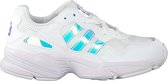 adidas Jongens Sneakers Yung-96 J - Wit - Maat 35,5