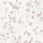 PAPIER PEINT FLEURS CHALET | Tropical - rose blanc gris - AS Création PintWalls II