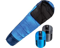 sleeping bag / Premium Sleeping Bag Adults & Kids - Warm 3-4 Seasons, Waterproof Lightweight Sleeping Bag for Men, Women, Camping, Festivals &