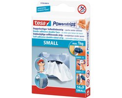 Tesa Powerstrips - 28x - small - bevestiging - plakstrips - Huishouden - Plakstrips/powerstrips - Dubbelzijdig - Zelfklevend - Tape/strips/plakkers