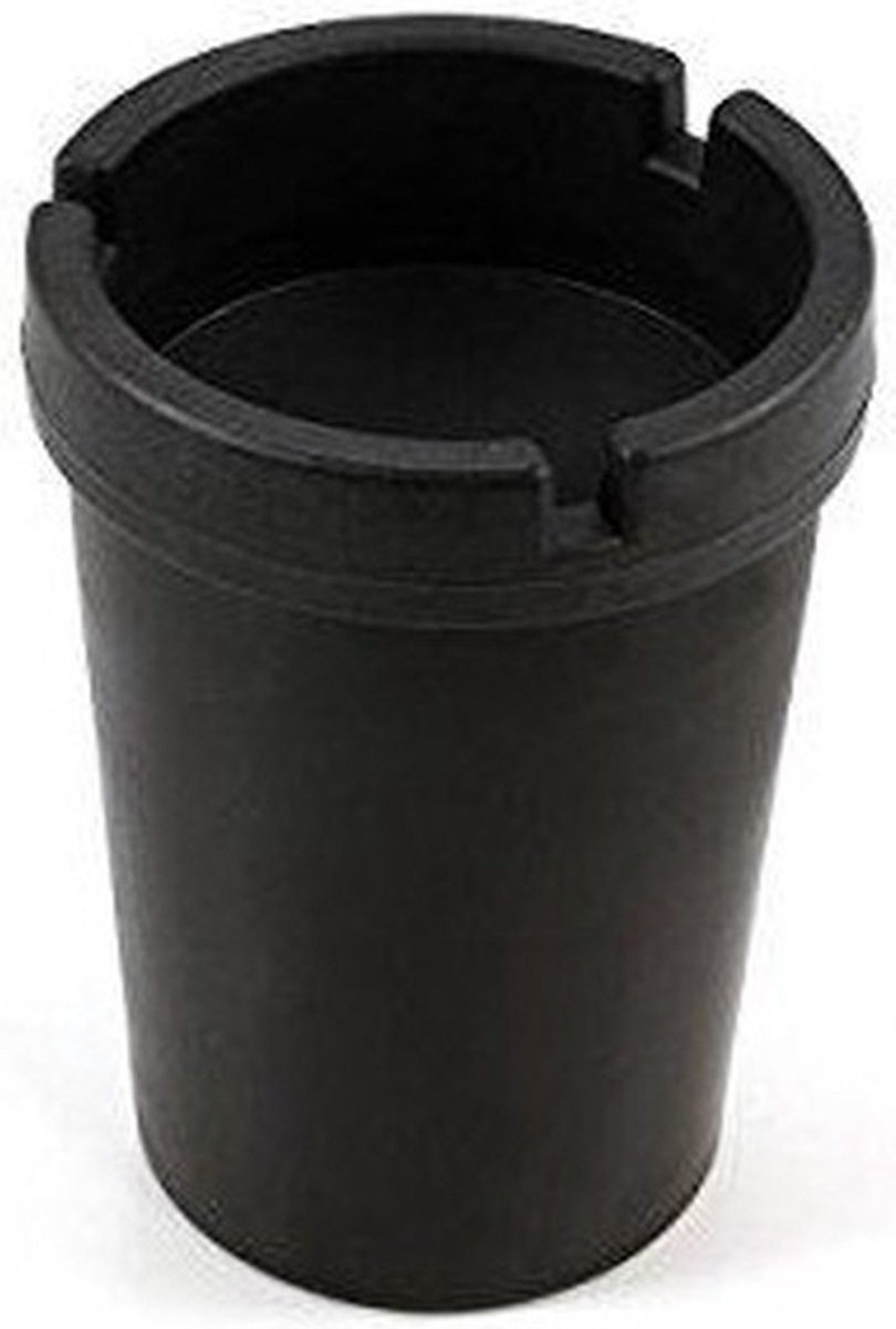 Goedkoopste Auto Asbak - zwart - voor bekerhouder - 11 cm