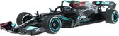 Mercedes-AMG Petronas F1 Team W12 E Performance #44 1st Brazilian GP 2021 +Flag - 1:18 - Minichamps