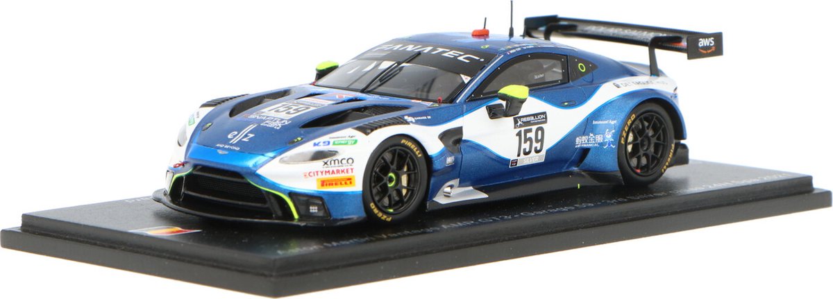 Aston Martin Vantage GT3 N°159 – 3e Place Silver Class 24H Spa 2021 – Spark Modèle Réduit 1/43