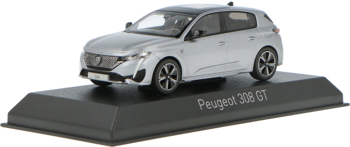 PEUGEOT 308 GT de 2021 Gris Artense Voiture de Collection NOREV 1/43 –