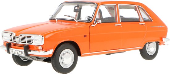 Voiture miniature - RENAULT - R16 TS 1971 - Orange - NOREV 1/18