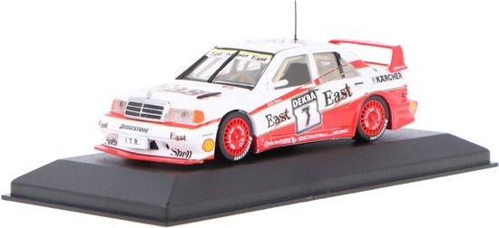 Bburago Mercedes 190E 1987, blau 1:24 Modèle réduit de voiture - Jeux - Jouets