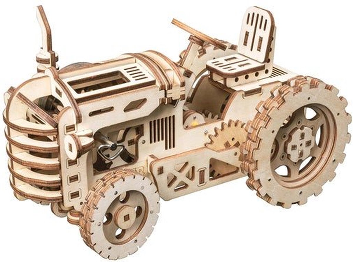 Robotime Tractor LK401 - Houten modelbouw