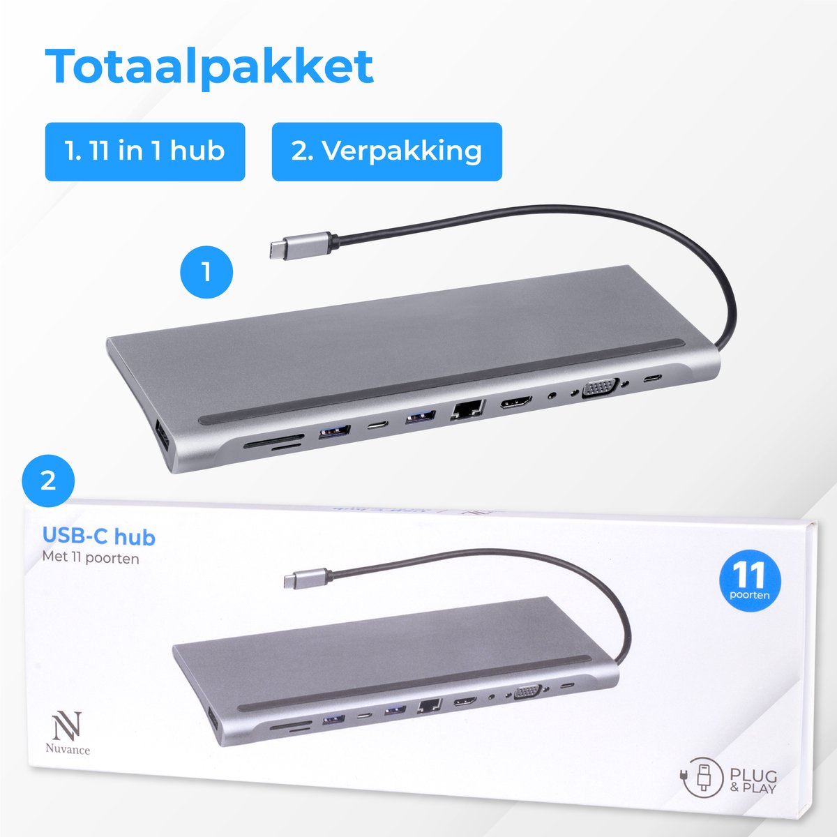 Nuvance 11-in-1 USB-C Hub thumbnail 6