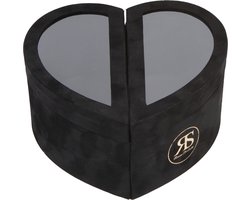 Rosuz Luxe Hartendoos Zwart – Stijlvolle Cadeaudoos met Magneten en Deksels – Ideaal voor Valentijn en Geschenkset voor Vrouwen