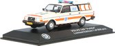 Volvo 240 ' Police' - Maquette de voiture à l'échelle 1:43