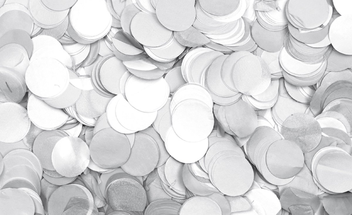 Showtec Showtec Ronde witte confetti (vuurbestendig), 1 kg Home entertainment - Accessoires