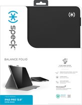 Speck Balance Folio Case Apple iPad Pro 12,9 pouces (2018/2022) Noir - avec Microban