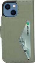 Mobiparts Classic Wallet coque de protection pour téléphones portables 13,7 cm (5.4") Étui avec portefeuille Vert