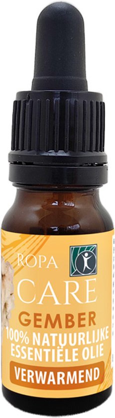 RopaCare - Pure gember etherische olie 100% natuurlijk - 10ml