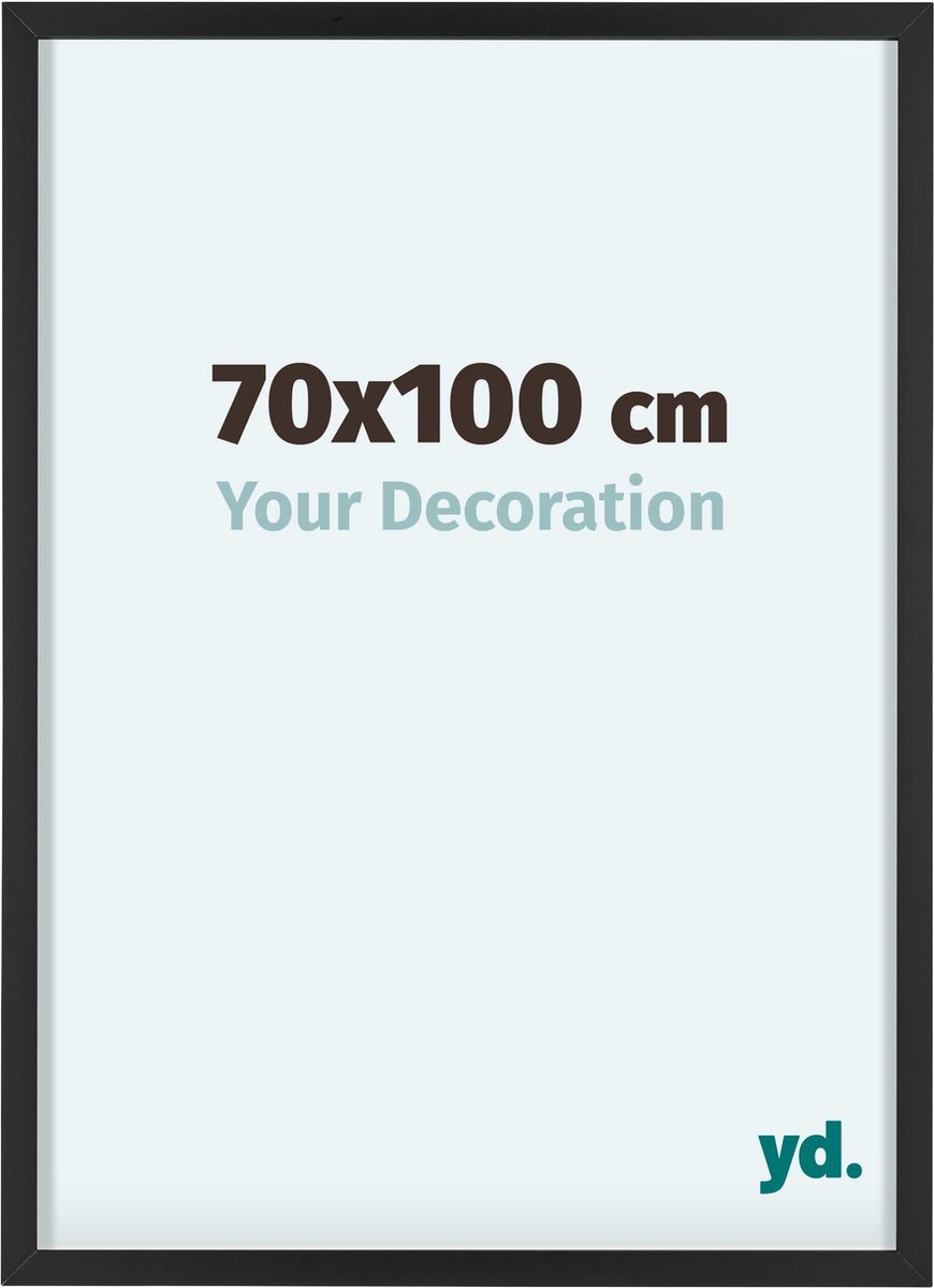 yd. Your Decoration - Fotolijst 70x100 cm - Aluminium - Zwart - Virginia