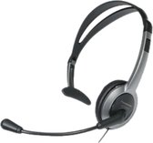 Panasonic RP-TCA 430 Telefoonheadset 2.5 mm jackplug Kabelgebonden On Ear Zilver, Zwart