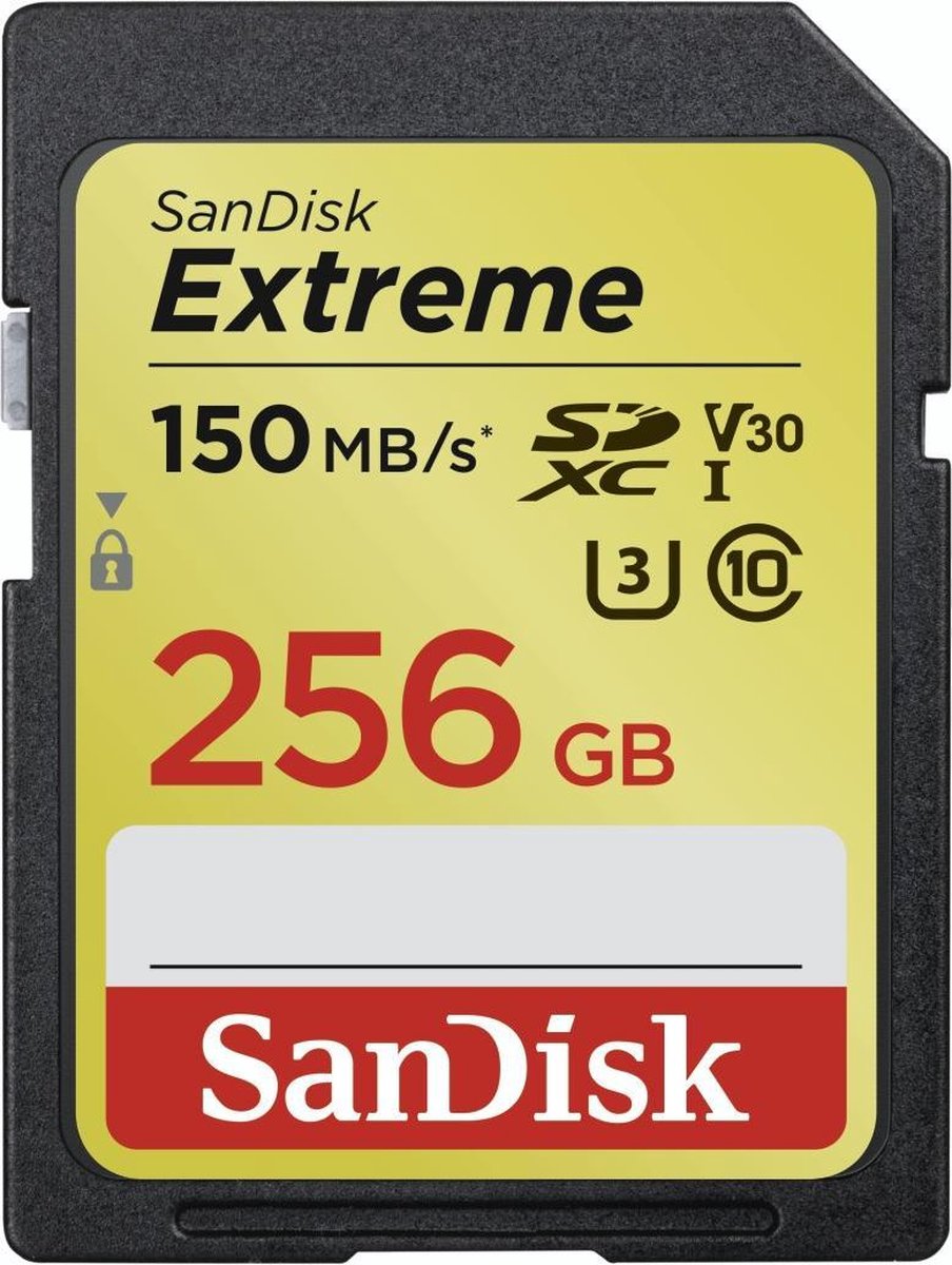 SanDisk SDXC Extreme 256GB 150MB/s