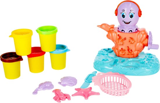 Mega Creative - Plastic massa met accessoires, Octopus, vanaf 3 jaar - Produkt