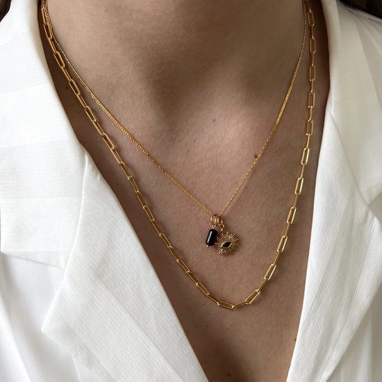 ByNouck Jewelry - Ketting Oval Chain - Sieraden - Dames Ketting - Verguld -  Halsketting | bol