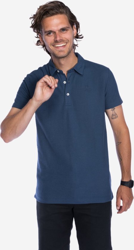 NOMAD® Polo Heren Maat XXL Blauw Polo Shirt Korte Mouw