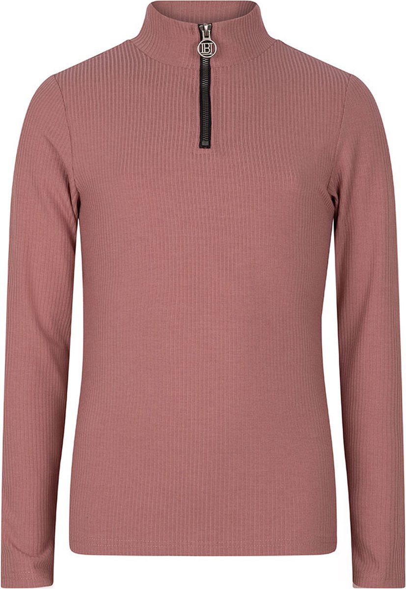 Meisjes shirt rib - Blush roze