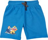 Brandweerman Sam short, korte broek, blauw, maat 122/128