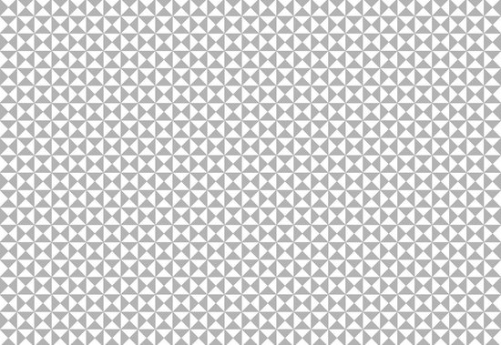 Fotobehang - Vlies Behang - Geometrische grijs-wit driehoeken - 520 x 318 cm