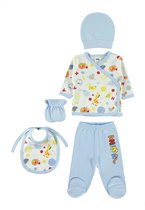 5-delige baby newborn kleding set jongens - Newborn set - Babykleding - Animal - Babyshower cadeau - Kraamcadeau