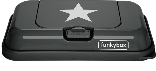 Funkybox - Billendoekjes Doosje - To Go - Anthracite Gray - Big Star