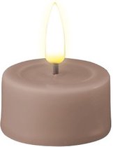 Luxe LED kaars - Rose LED Tealight Candle D4,1 x 4,5 cm (2 pcs.) - net een echte kaars! Deluxe Homeart