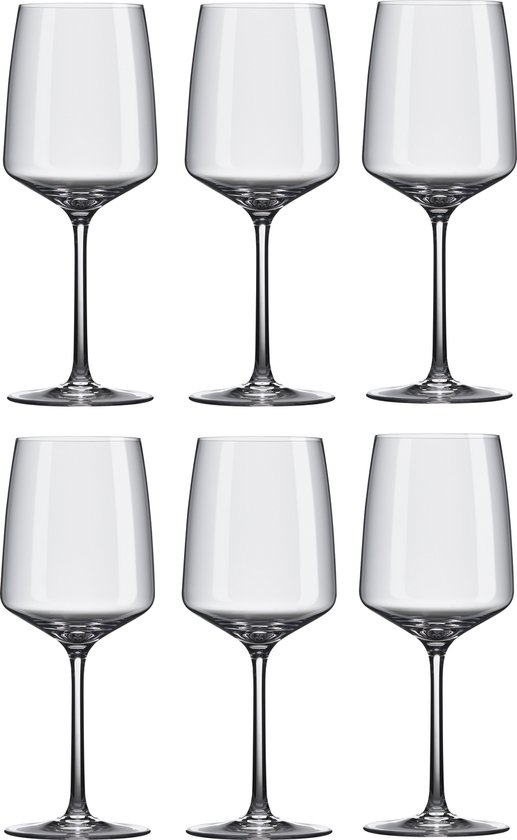 RONA Vista Luxe Wijnglas 400ML Gehard Kristalglas - 6 stuks