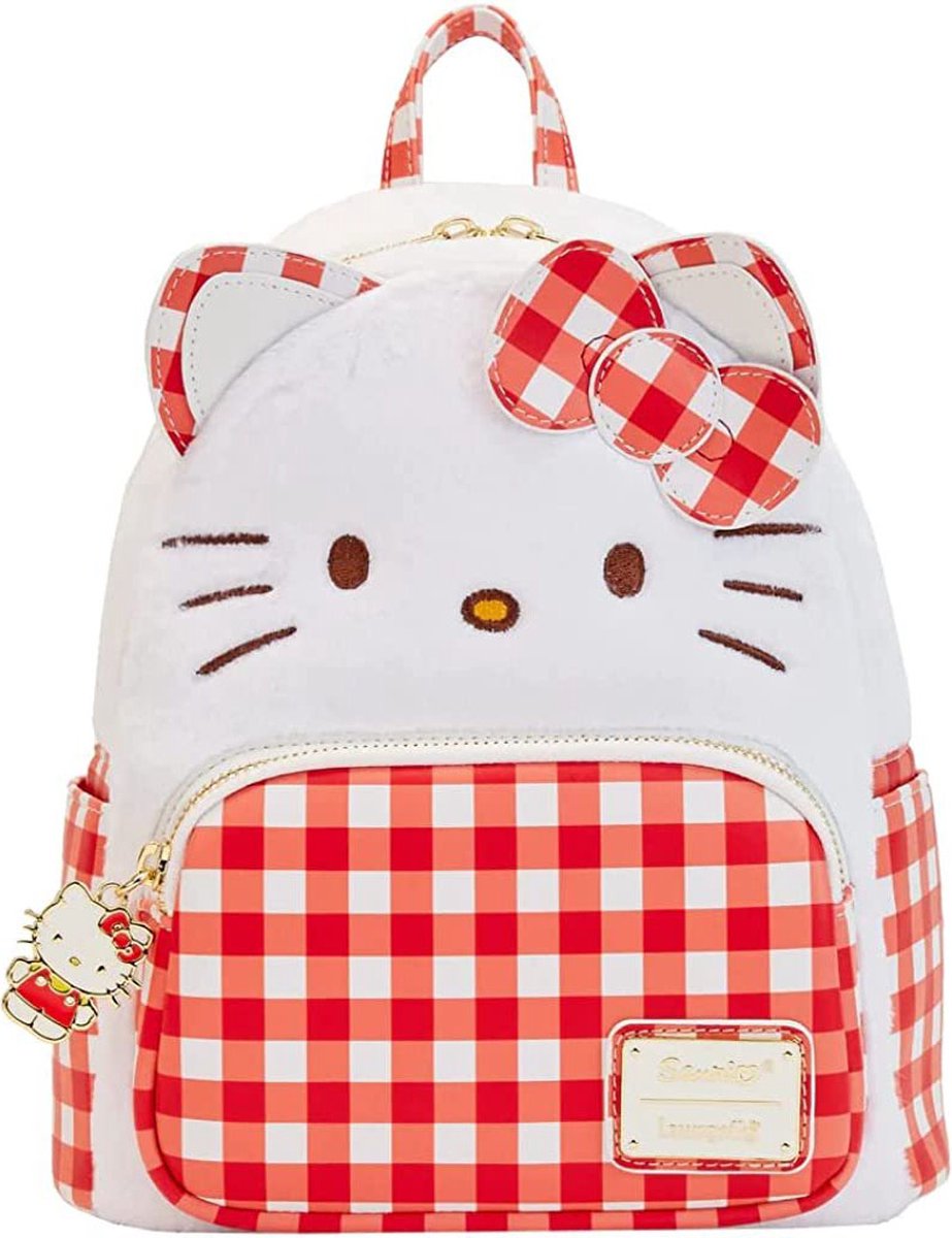 Loungefly – Sanrio – Mini Backpack – Hello Kitty Gingham Cosplay