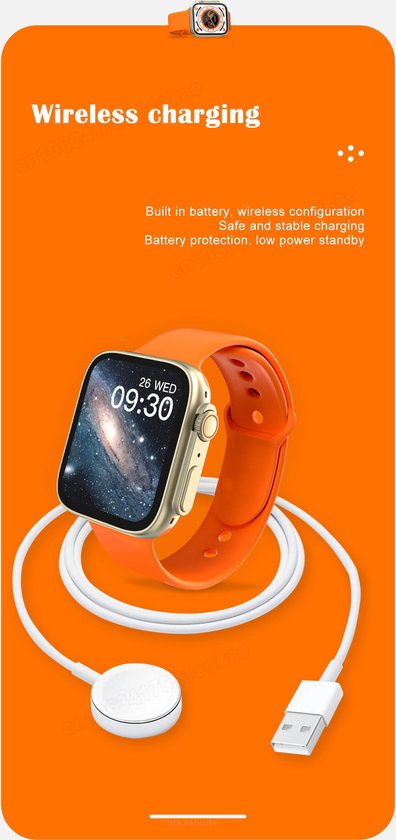 wenselijk op vakantie Narabar Smart Horloge Ultra Serie 8 Nfc Smartwatch Mannen Vrouwen Bluetooth  Oproepen Draadloze... | bol.com