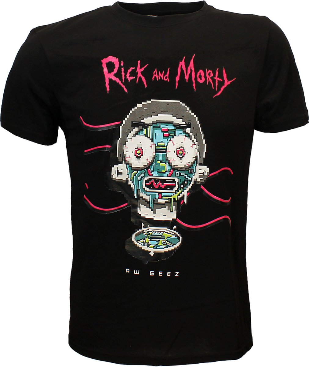 Rick and Morty Aw Geez T-Shirt - Officiële Merchandise - M