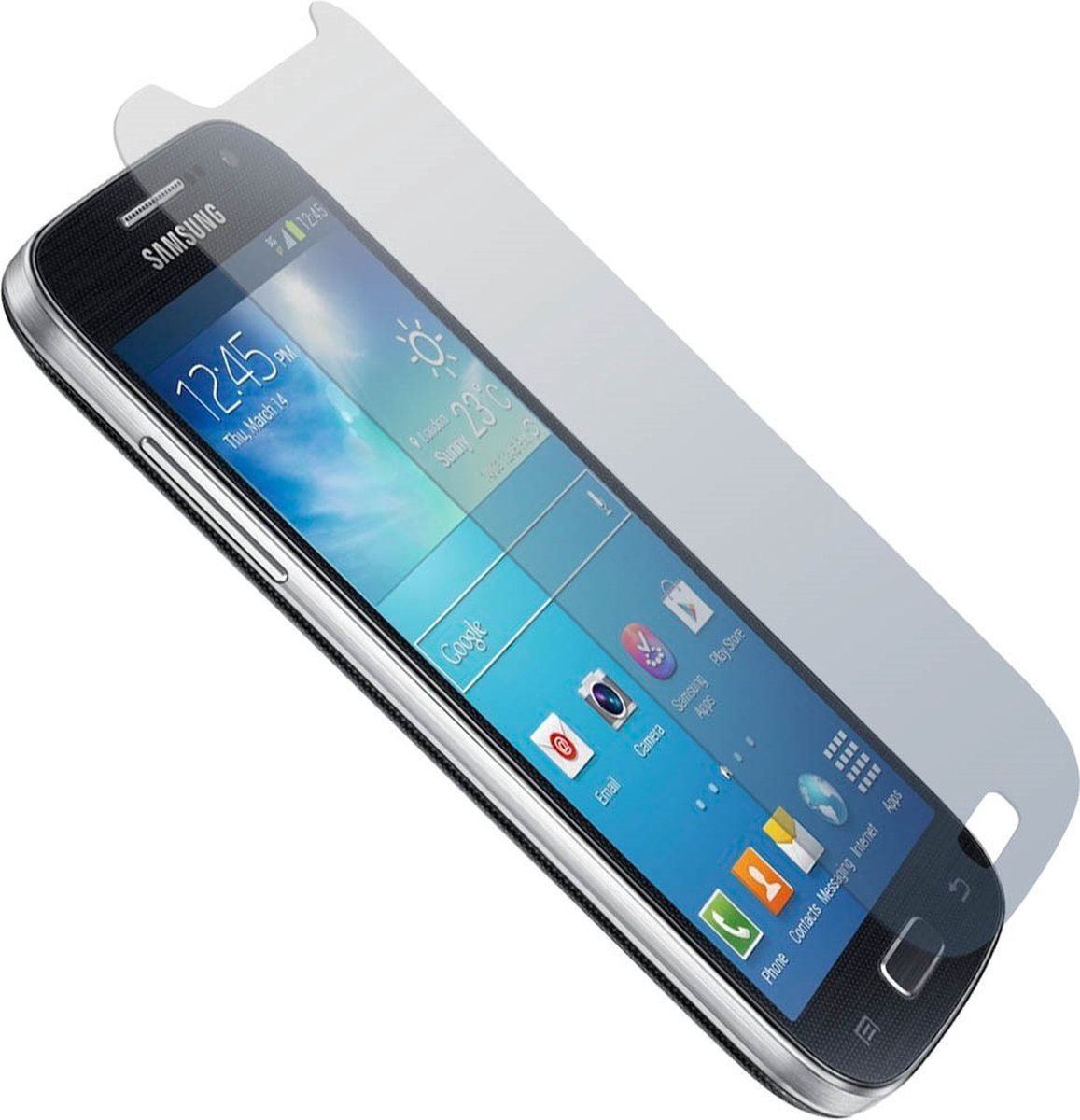 Avizar getemperd glas beschermende folie Geschikt voor Samsung Galaxy S4 Mini getemperd glazen schermbeveiliging, Transparant