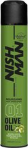 Nishman 01 Nourishing Shine Spray Olive Oil 400ml